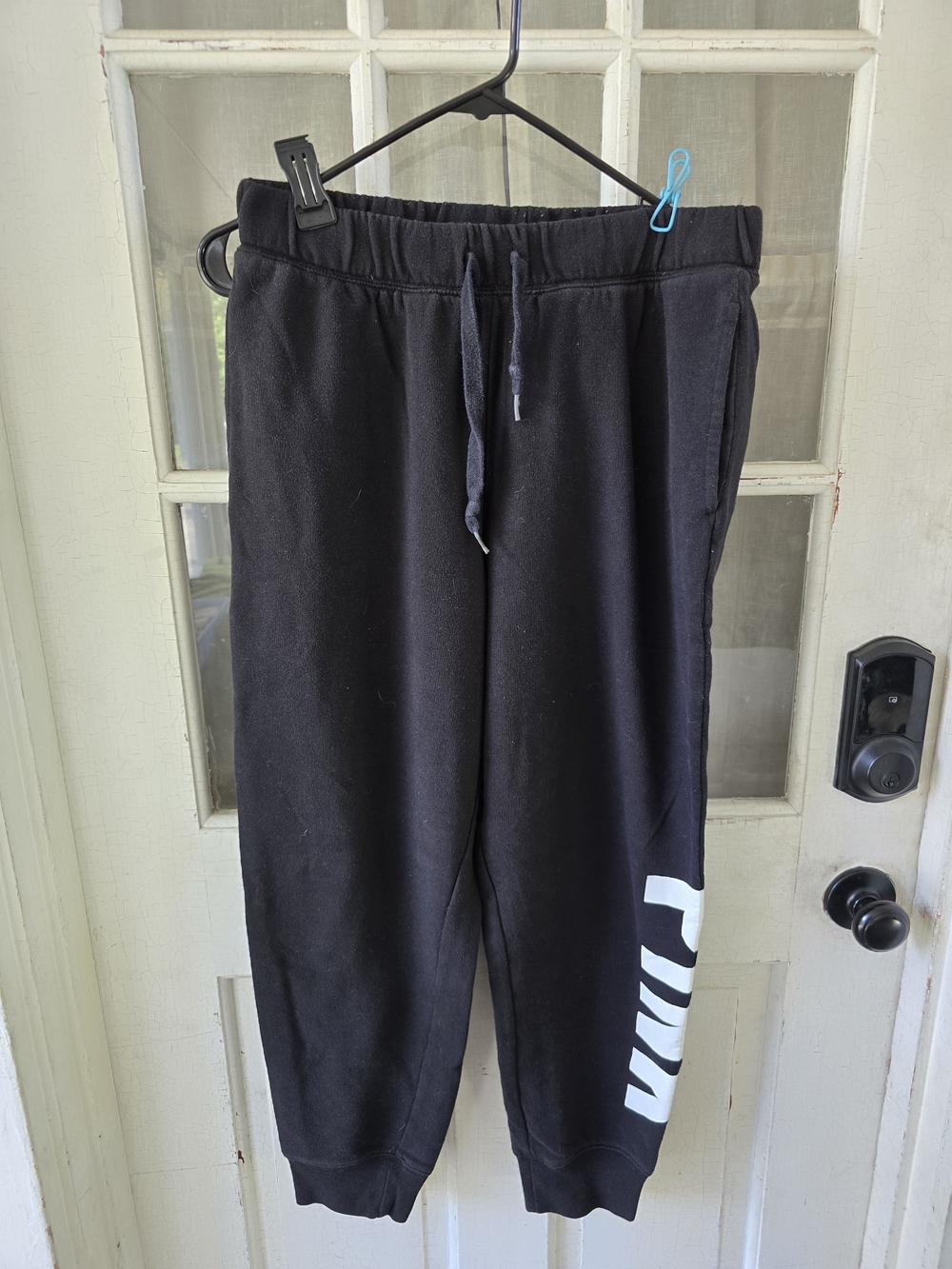 PINK Victoria's Secret Black Joggers